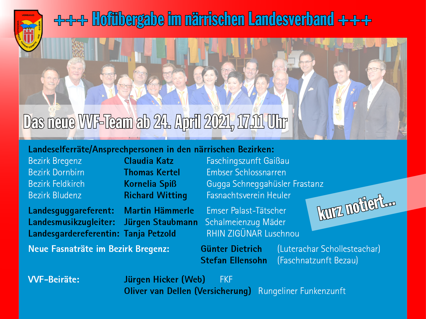 Im Fokus: die designierte Landespräsidentin