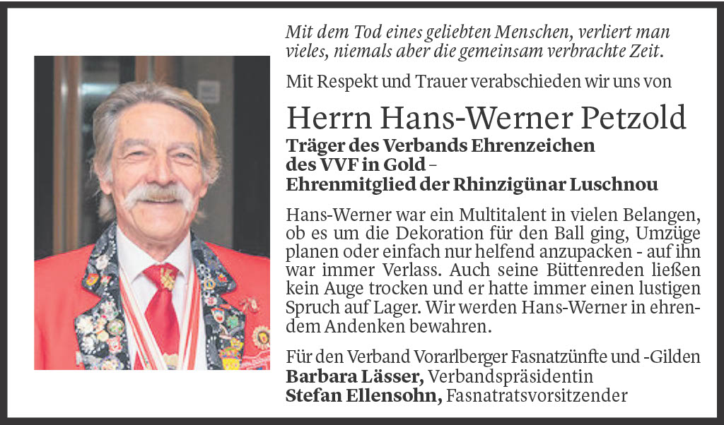 Hans-Werner Petzold Hans-Werner Petzold